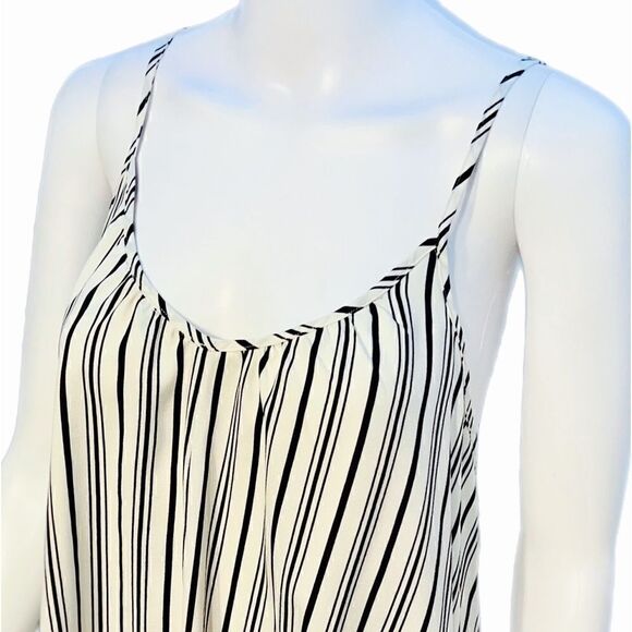 Lucca Couture Black & White Striped Dress - Picture 7 of 11